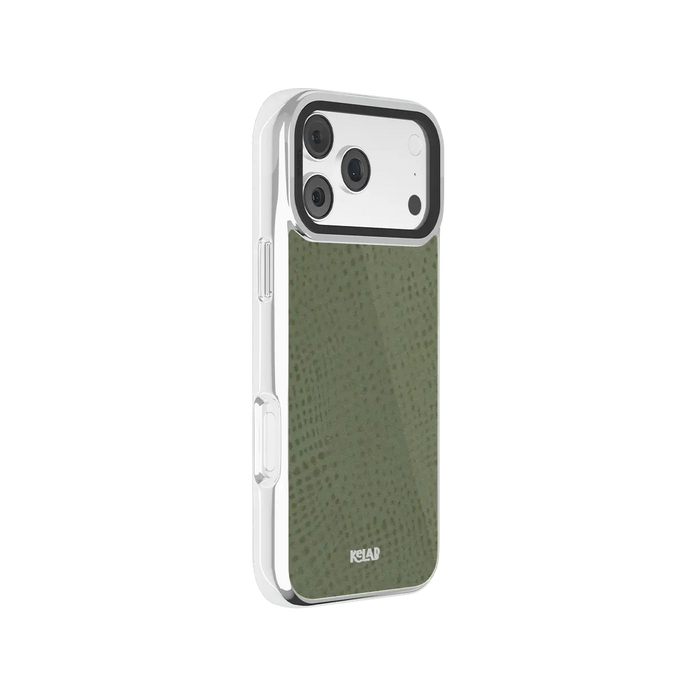 Sage Silk | Sage Green Pebbled Texture iPhone Case