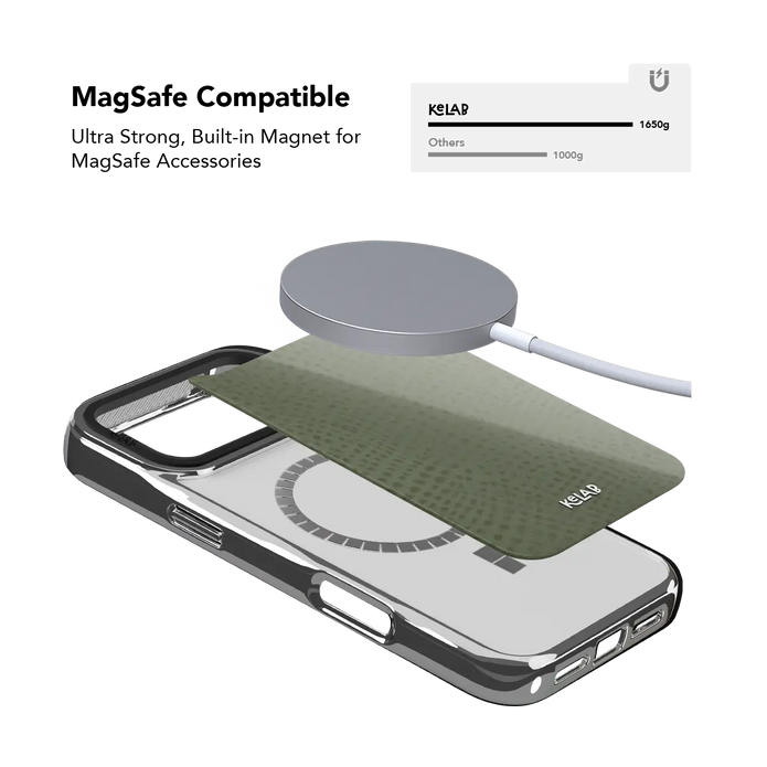 Sage Silk | Sage Green Pebbled Texture iPhone Case