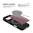 Mullberry Hue | Mauve & Teal Plaid iPhone Case