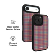 Mullberry Hue | Mauve & Teal Plaid iPhone Case