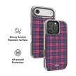 Orchid Tweed | Purple Plaid iPhone Case