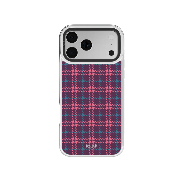 Orchid Tweed | Purple Plaid iPhone Case
