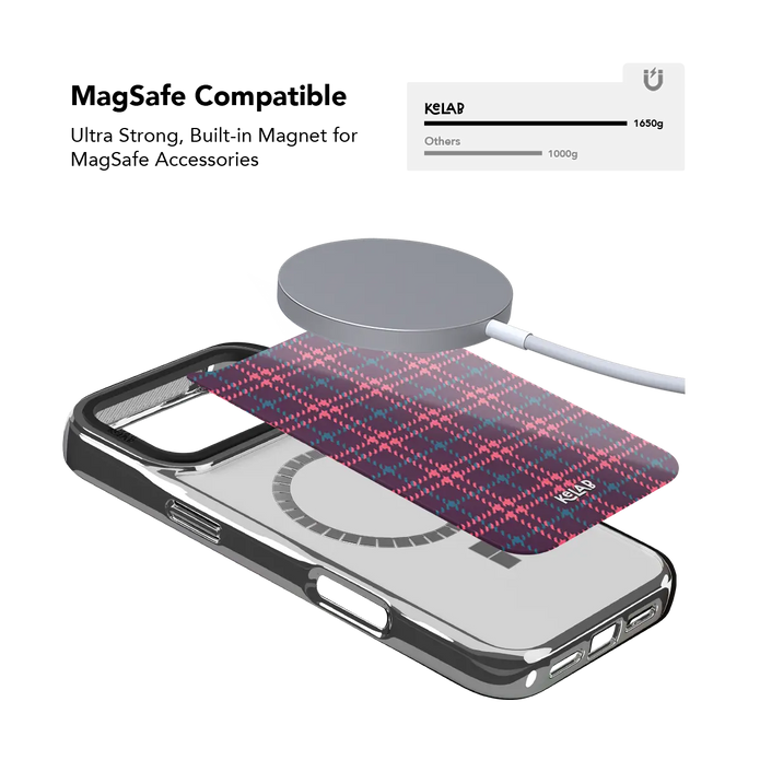 Orchid Tweed | Purple Plaid iPhone Case