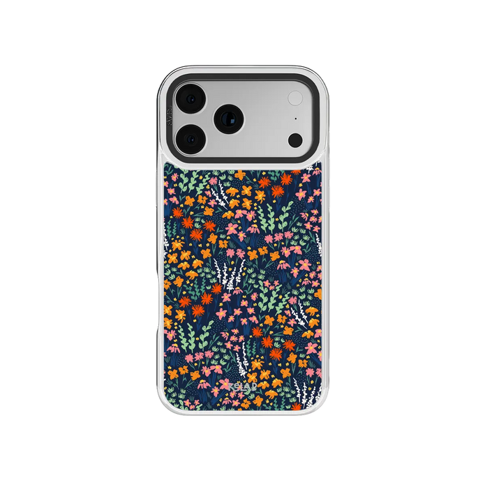 Midnight Meadow | Vibrant Wildflower iPhone Case