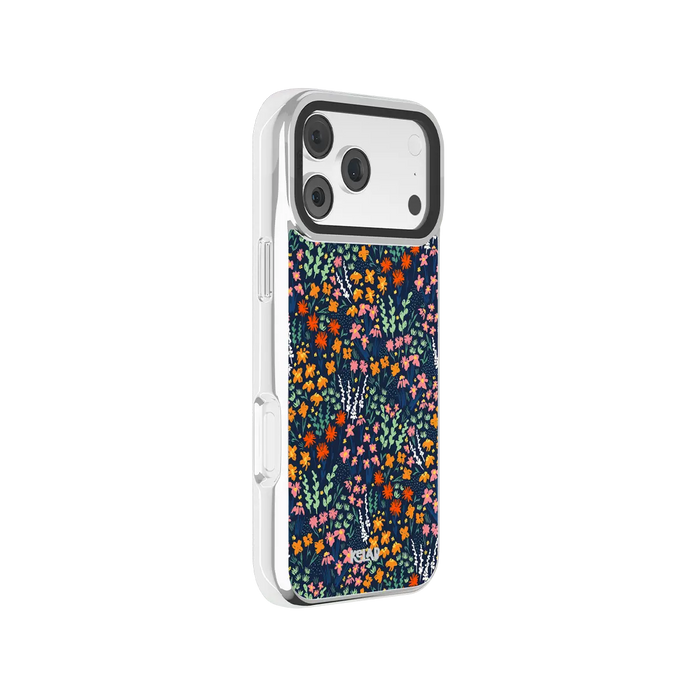 Midnight Meadow | Vibrant Wildflower iPhone Case