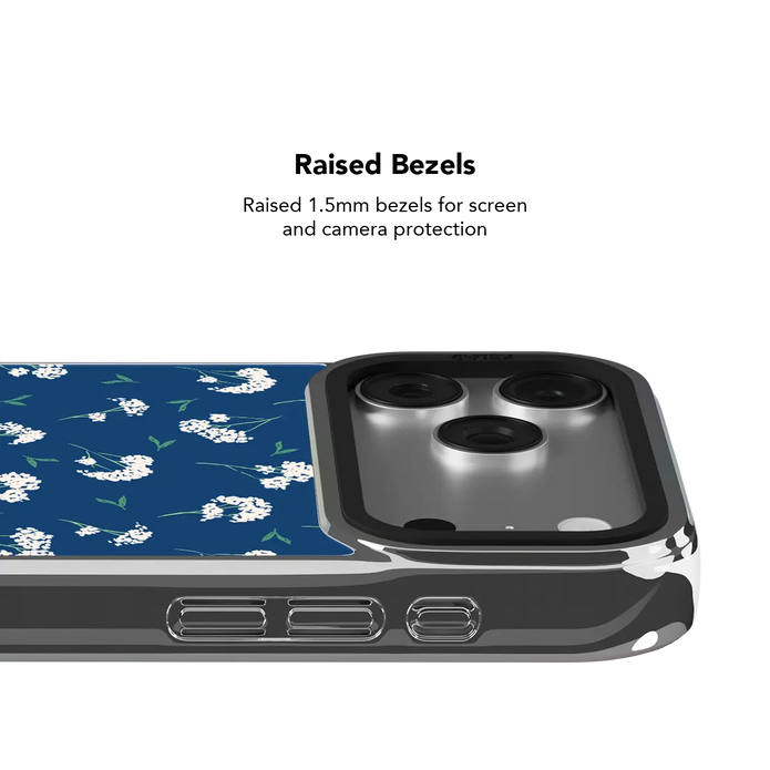Cobalt Bloom | Blue Floral iPhone Case