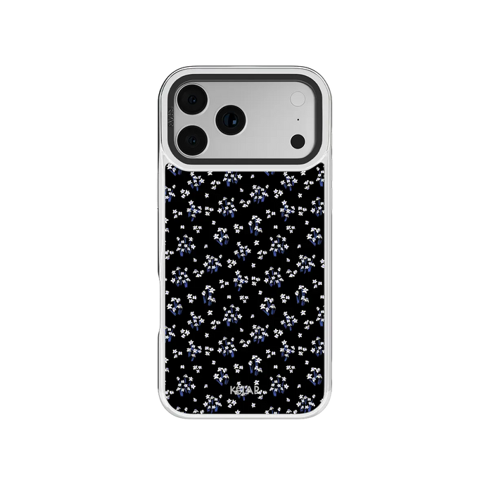 Inkwell Lily | Minimalist Black Floral iPhone Case