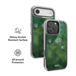 Misty Morning | Deep Green Floral iPhone Case