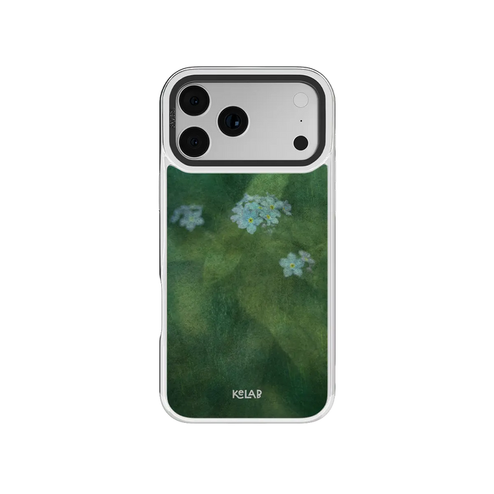 Misty Morning | Deep Green Floral iPhone Case