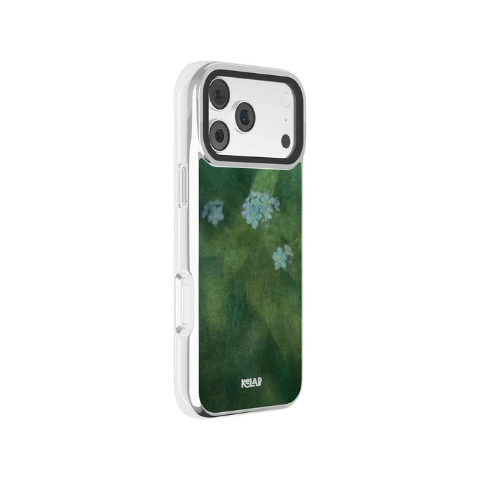 Misty Morning | Deep Green Floral iPhone Case