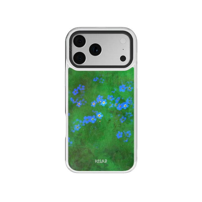 Forget Me Meadow | Vibrant Green Floral iPhone Case