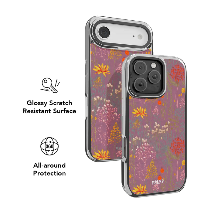 Wildflower Tapestry | Dusty Pink Floral iPhone Case