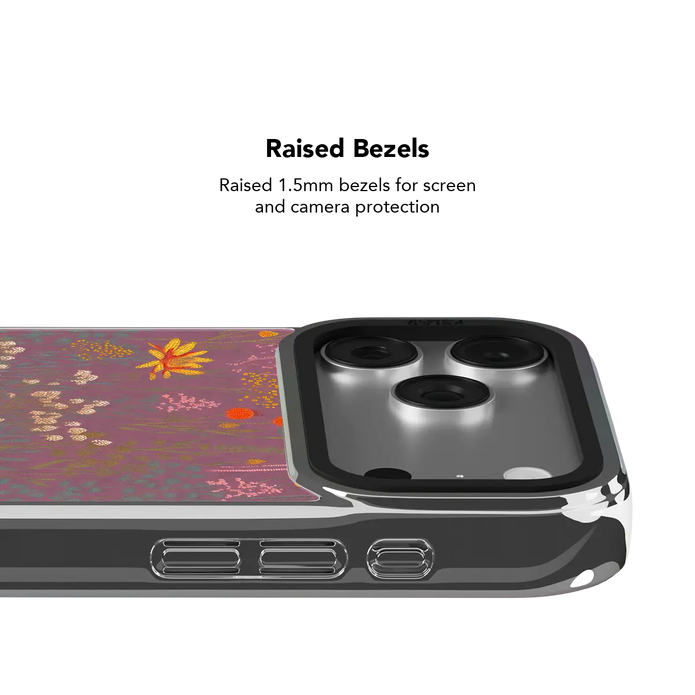 Wildflower Tapestry | Dusty Pink Floral iPhone Case