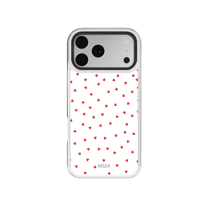 Minimalist Love | Red Heart iPhone Case