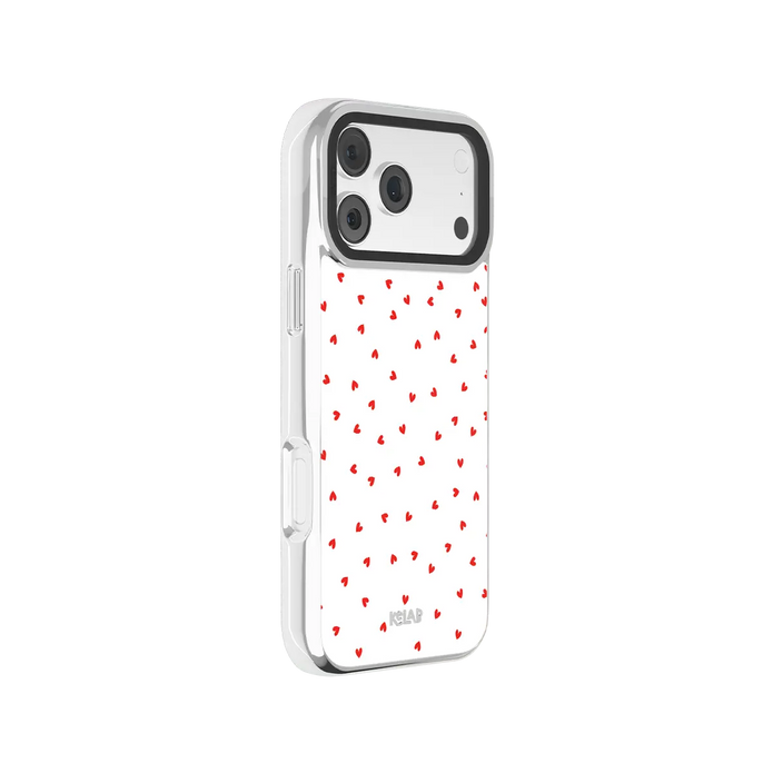 Minimalist Love | Red Heart iPhone Case