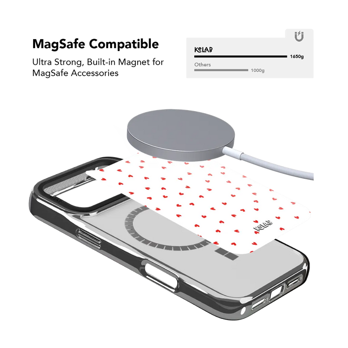 Minimalist Love | Red Heart iPhone Case