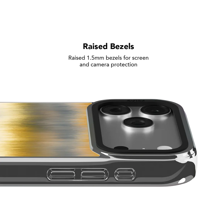 Golden Horizon | Digital Art iPhone Case