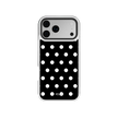Domino Theory | Black and White Polka Dot iPhone Case