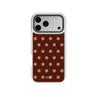 Velvet Pop | Burgundy Polka Dot iPhone Case