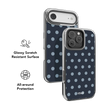 Abyssal Dot | Blue Polka Dot iPhone Case