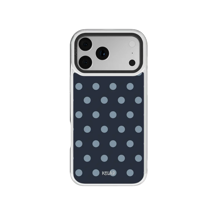 Abyssal Dot | Blue Polka Dot iPhone Case