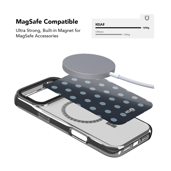 Abyssal Dot | Blue Polka Dot iPhone Case