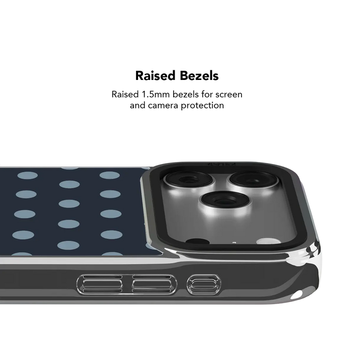 Abyssal Dot | Blue Polka Dot iPhone Case