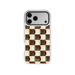 Cerulean Check | Blue & Brown Checkered iPhone Case