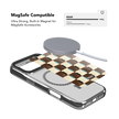 Cerulean Check | Blue & Brown Checkered iPhone Case