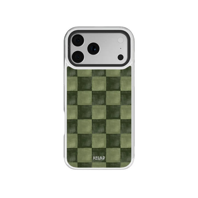 Juniper Grid | Green Checkered iPhone Case