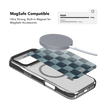 Marine Check | Navy Blue Checkered iPhone Case