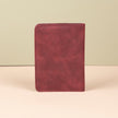 Leather Passport Holder - Burgundy - Milan