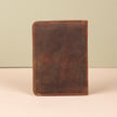 Leather Passport Holder - Dark Brown - Milan