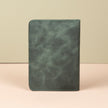 Leather Passport Holder - Dark Green - Milan
