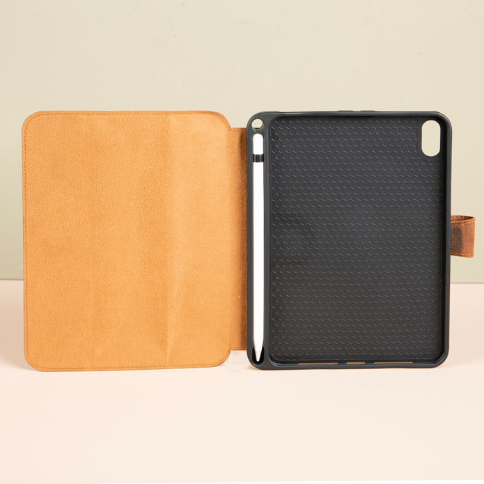 Handcrafted Leather Case for iPad Mini(1,2,3,4,5) Brown | PATERSON