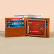 Classic Leather Bifold Wallet - Light Brown - Los Angeles
