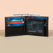 Classic Leather Bifold Wallet - Black - Los Angeles