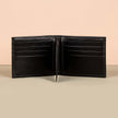Classic Leather Bifold Wallet - Black - Los Angeles