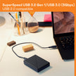 WD 6TB My Passport, Portable External Hard Drive, Blue, Backup Software with Defense Against ransomware, and Password Protection, USB 3.1/USB 3.0 Compatible - WDBR9S0060BBL-WESN