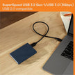 WD 6TB My Passport, Portable External Hard Drive, Blue, Backup Software with Defense Against ransomware, and Password Protection, USB 3.1/USB 3.0 Compatible - WDBR9S0060BBL-WESN