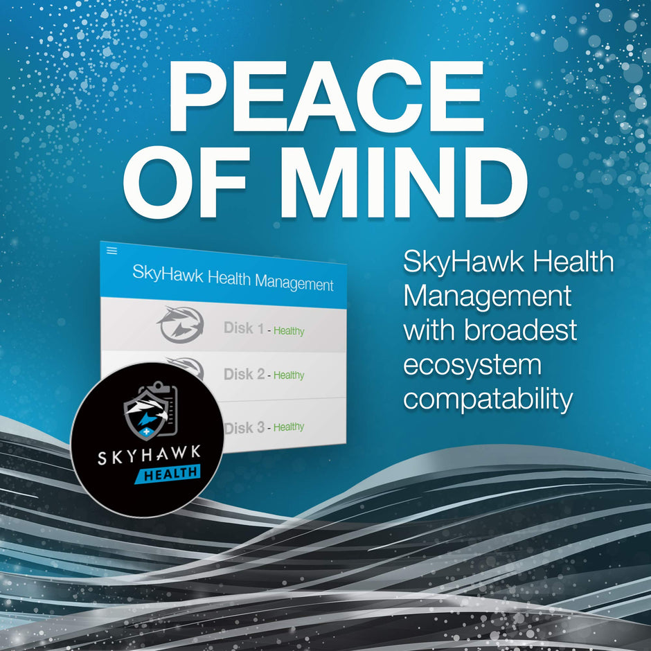 Seagate Skyhawk AI 8TB Video Internal Hard Drive HDD – 3.5 Inch SATA 6Gb/s 256MB Cache for DVR NVR Security Camera System with in-house Rescue Services (ST8000VEZ01)