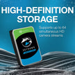 Seagate Skyhawk AI 8TB Video Internal Hard Drive HDD – 3.5 Inch SATA 6Gb/s 256MB Cache for DVR NVR Security Camera System with in-house Rescue Services (ST8000VEZ01)