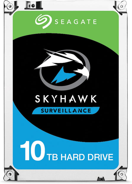 Seagate Skyhawk AI 10TB Surveillance Internal Hard Drive HDD–3.5 Inch SATA 6Gb/s 256MB Cache for DVR NVR Security Camera System with Drive Health Management-Frustration Free Packaging (ST10000VE0004)