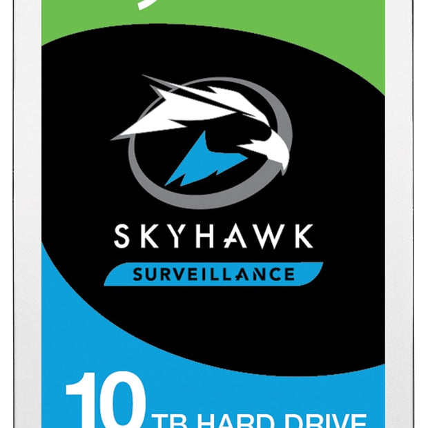 Seagate Skyhawk AI 10TB Surveillance Internal Hard Drive HDD–3.5 Inch SATA 6Gb/s 256MB Cache for DVR NVR Security Camera System with Drive Health Management-Frustration Free Packaging (ST10000VE0004)