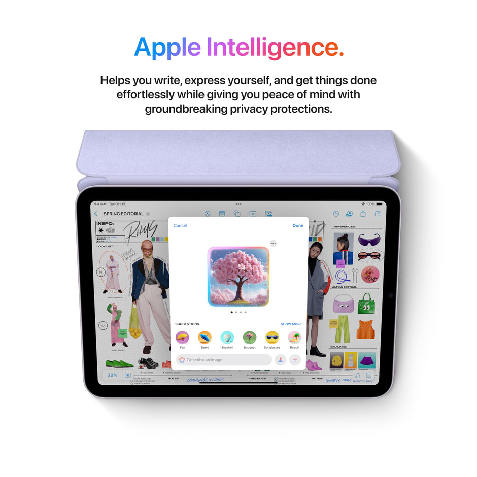 Apple iPad mini (A17 Pro): Apple Intelligence, 8.3-inch Liquid Retina Display, 128GB, Wi-Fi 6E, 12MP Front/12MP Back Camera, Touch ID, All-Day Battery Life — Blue