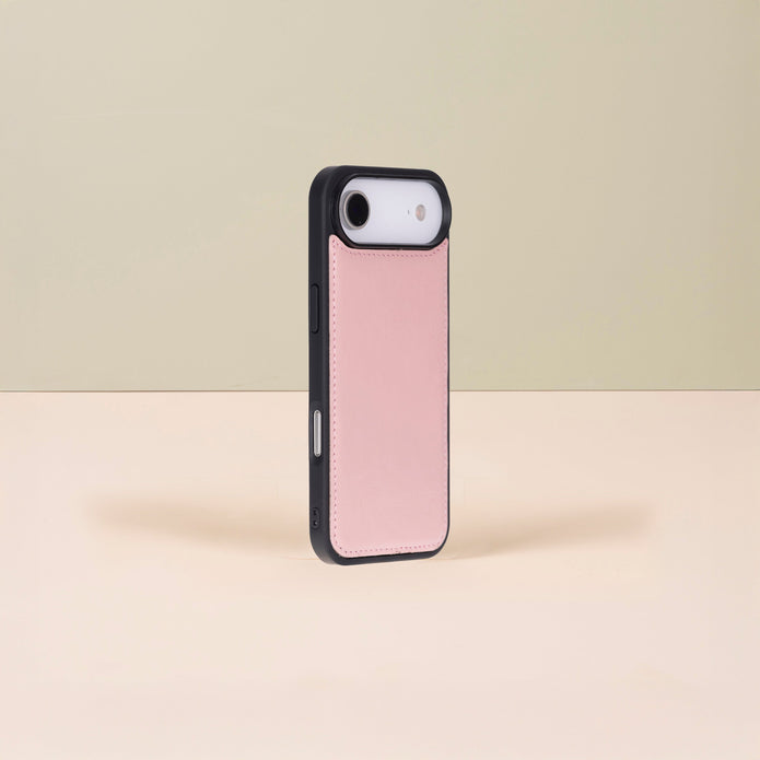 Premium Leather iPhone Air Wallet Case – Pink - Austin