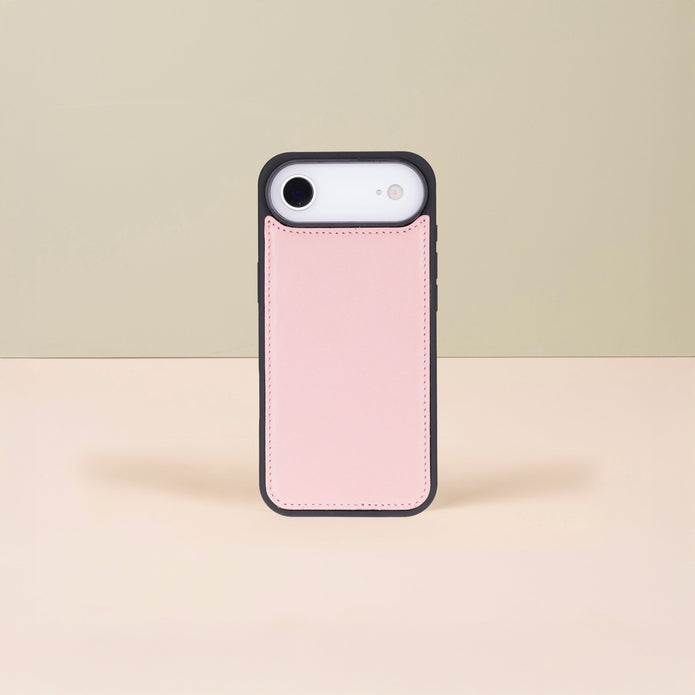 Premium Leather iPhone Air Wallet Case – Pink - Austin