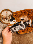 Cowhide Claw Clip
