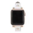 Apple Watch White Leather Strap - Detroit