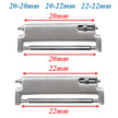 2pcs Watch Band Adapters 20mm To 20mm 22mm To 22mm 22mm To 20mm Quick Release Pins Connectors Watch Band Spring Bars Accessories